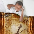 thumbnail image 3 of CafePress - Wonderful Violin On A Frame Throw Blanket - Soft Fleece Throw Blanket, 50"x60" for All Ages, 3 of 5