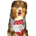 thumbnail image 6 of Daiia Merry Christmas Gnome1 Pattern Pet Scarf for Dogs and Cats – Soft & Breathable Bandana, Comfortable Pet Accessory for Everyday Wear, 6 of 6
