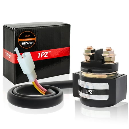 Electric Starter 50cc Starter Relay SOLENOID for 4-stroke GY6 Engine 50cc 70 cc 90cc 110 cc 125cc 150 cc 200cc 250 cc ATV Dirt Bikes Scooters Go Kart Dne Buggys Quad 4 Wheelers ()