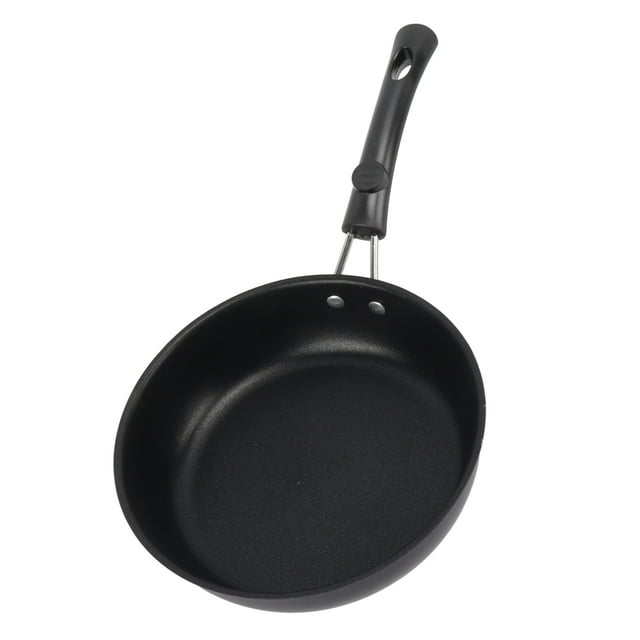 Frying Pan, Professional Prevents Stick Frying Pan Skillet Dishwasher Safe Easy To Clean Light Smoke For Restaurant 18cm/7.1in