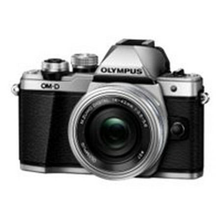 Olympus - OM-D E-M10 Mark II Mirrorless Camera with 14-42mm Lens - Silver