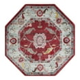 thumbnail image 3 of Unique Loom Paragon Collection Area Rug - Daneker (4' Octagon Red/Ivory), 3 of 7