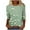 Multicolor Tops for Women_u, variant on CYMMPU Shirts Floral Printed 3/4 Length Sleeve Business Work Blouses Dressy Tunic Tops Casual Basic Tees Crewneck Summer Fall 2025 Clothes for Women Multicolor XXL