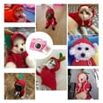 thumbnail image 6 of Cute Fruit Pet Costume Dog Clothes for Small Dogs Warm Fleece Doggy Hoodies Pet Dog Cat Clothing Puppy Sweater for Chihuahua Pug (Frog,S), 6 of 7