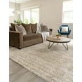 thumbnail image 6 of Unique Loom Davos Shag Collection Area Rug - Solid (2' x 3' 1" Rectangle Linen), 6 of 7