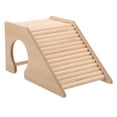 thumbnail image 5 of Pawsdot Beige Wooden Ladder for Hamster Chinchilla Cage Decor and Exercise Fun, 5 of 8