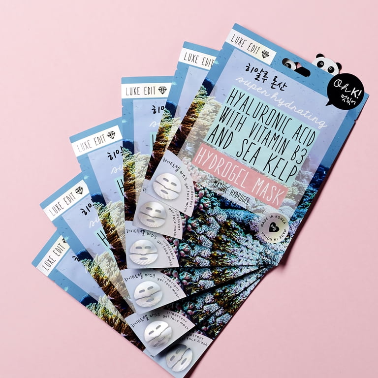 Oh K! Hyaluronic Acid Hydrogel Sheet Mask, Vitamin B3, Gotu Kola