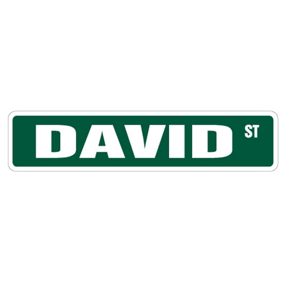 David Street [3 Pack] of Vinyl Decal Stickers |for Laptop Car