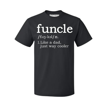 Funcle Fun Uncle Sarcastic Dictionary Definition Mens T Shirt L Black