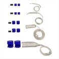 thumbnail image 2 of Car Braid Hose Sleeving Kit Universal Vacuum Fuel Line Radiator Heater Hose Sleeve Replace Parts Blue,1 x Braid Hose Sleeving Kit,Blue, 2 of 5