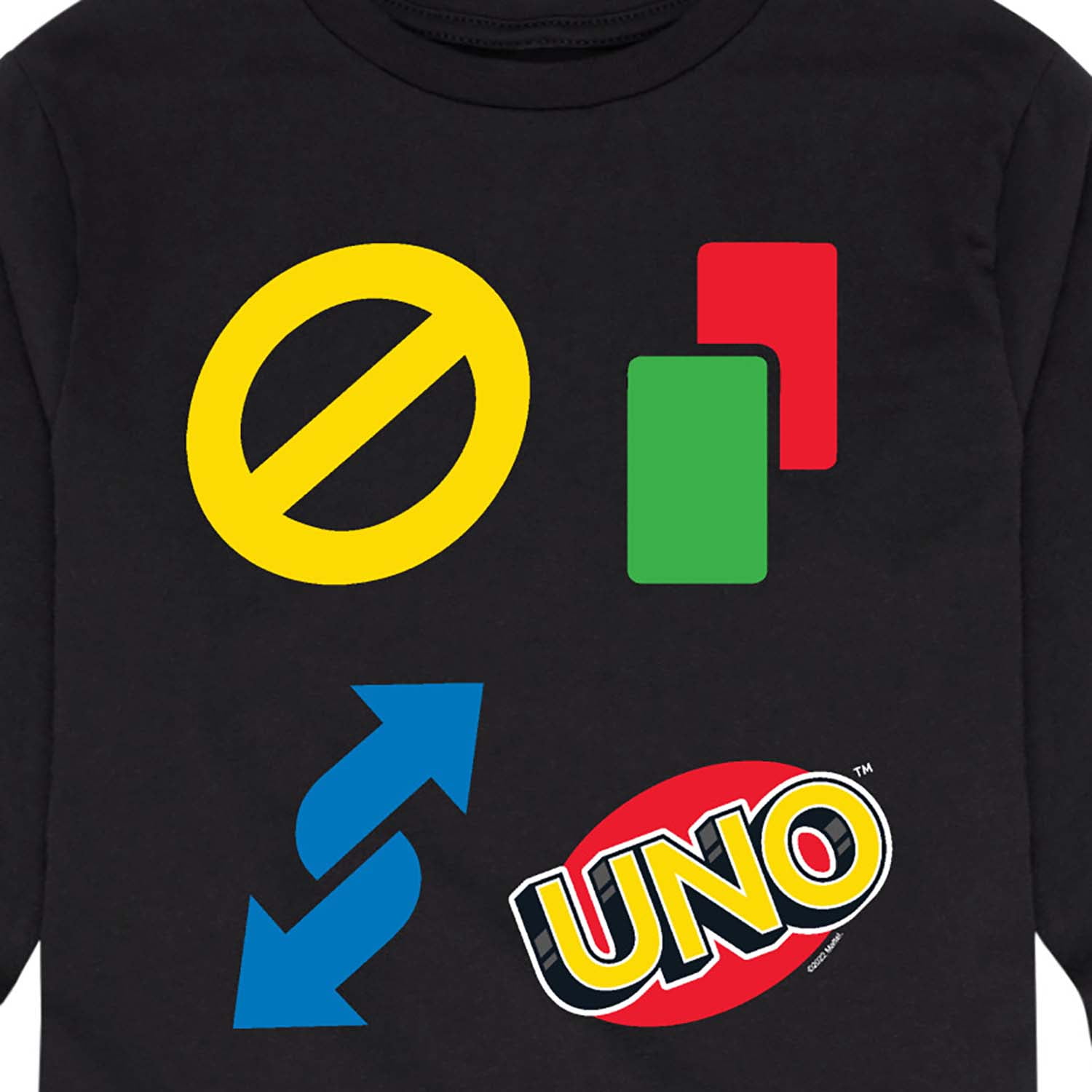 UNO Icons - Toddler And Youth Long Sleeve Graphic T-Shirt