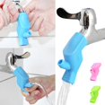 thumbnail image 2 of Boquilla extensora de grifo para niños, accesorios de fregadero de cocina para baño, ahorro de agua, extensión de guía de boquilla de grifo, 4/2/1pc, 2 of 4