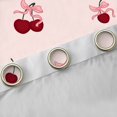 thumbnail image 4 of Castle Fairy Kawaii Cherry Bow Black Out Curtains for Girls Women Teens,Dreamy Princess Curtains Pack Of 2 (42X63 Each),Cute Bowknot Bedroom Curtains,Ultra Soft Home Decor, 4 of 6