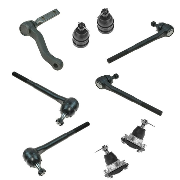 TRQ Front Ball Joint Tie Rod End Idler Arm Steering Suspension Kit Set 9pc 2WD PSA86097