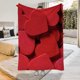 thumbnail image 1 of Puntoco manta de franela suave y cálida para el día de San Valentín, adecuada para la decoración del sofá cama, ideal para regalos navideños, 1 of 5