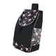 thumbnail image 1 of Bolsa de repuesto para carrito de compras, plegable, bolsa de repuesto para necesidades diarias, Flor negra, 1 of 8