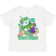 thumbnail image 3 of Inktastic St Patricks Day Irish Unicorn Illustration with Shamrocks Boys or Girls Toddler T-Shirt, 3 of 5