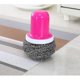 thumbnail image 3 of Grill Brush Strong Decontamination Steel Balls Kitchen Cleaning Gadget Blue, 3 Pieces, Red Blue Green, 3 of 4