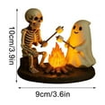 thumbnail image 3 of BiFandian Halloween Lights Decorations Indoor, Skeleton & Ghost Statue Lights Decor, Bonfire Night Light Ornament for Halloween Home Tabletop Decoration, 3 of 8
