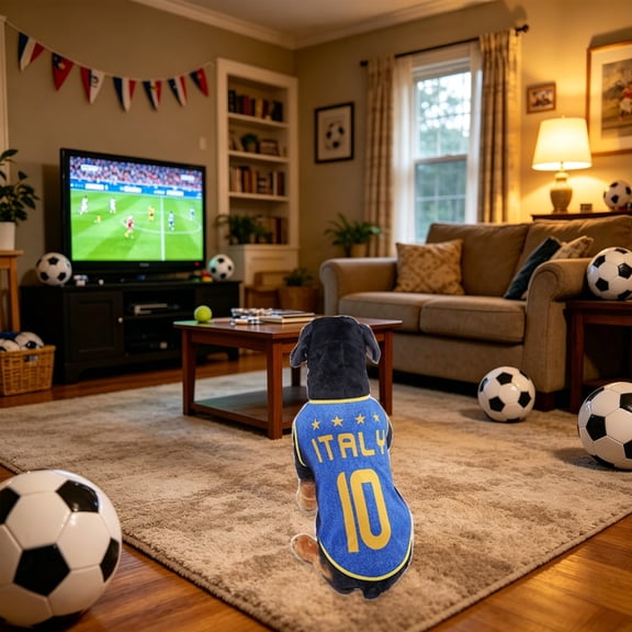 SIYTUAU Breathable Mesh Pet Soccer Shirt Blue For Small Dogs Cats 2-3Kg 11.81In Back Length Lightweight Polyester