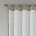 thumbnail image 4 of Madison Park Stripes Pintuck Lined Curtain Panel,  50" x 84", Taupe, 4 of 5