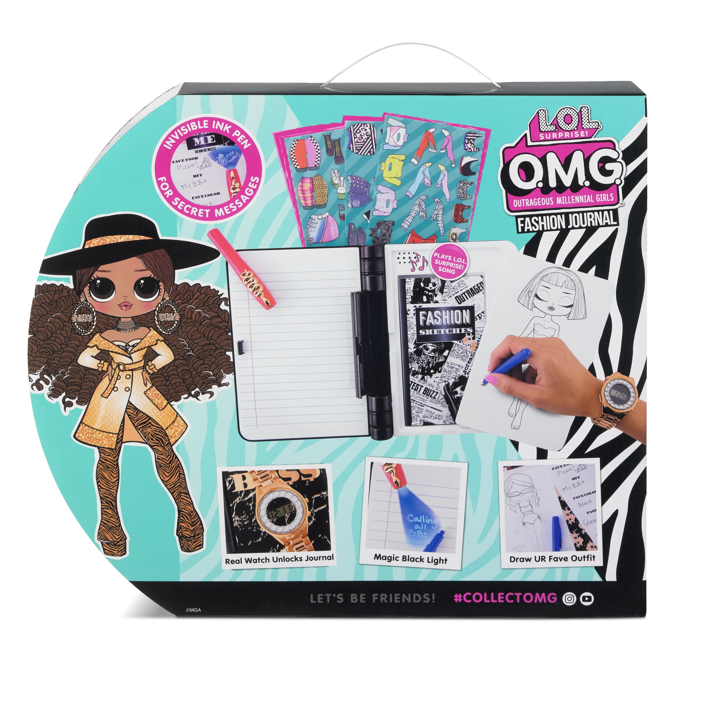 LOL Surprise OMG Fashion Doll Journal NEW 2020 Da Boss Series 3 Exclusive Diary