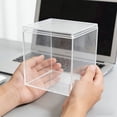 thumbnail image 4 of Acrylic Plastic Square Storage Cube with Lid, Acrylic Boxes, Square Display Boxes and Organizer Containers for Candy, Pills, Tiny Jewelry, Gifts, 4 of 5