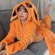 thumbnail image 3 of Disfraz de Cosplay de Uzumaki Kurama Kyuubi Fox, Kigurumi, pijama de anime unisex para adultos, mono de franela, ropa de dormir, mono, accesorio, 3 of 4