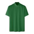 thumbnail image 4 of QIPOPIQ Men's Short Sleeve Solid Mock Neck T-Shirt Clearance, 4 of 7