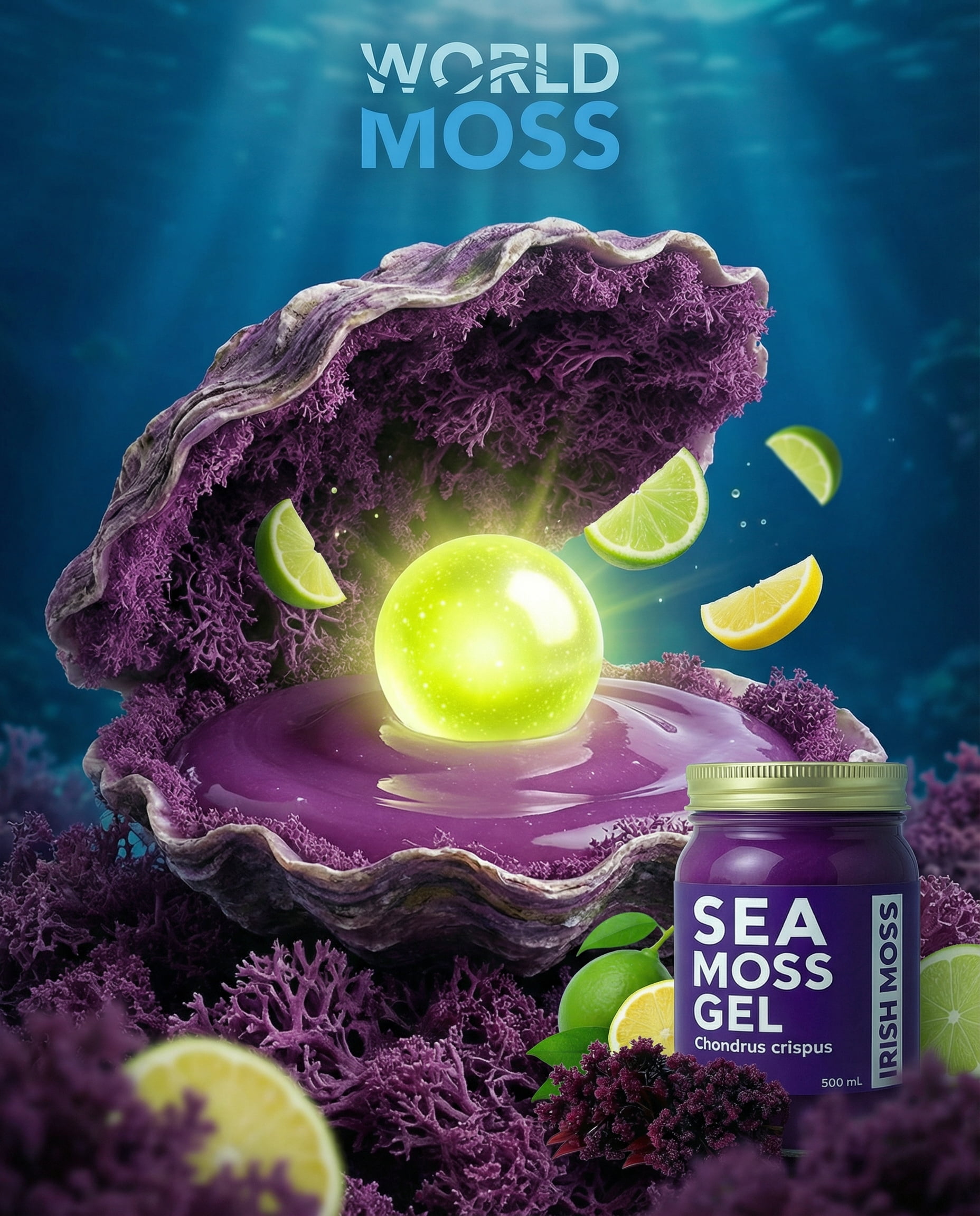 Elderberry Sea Moss Gel – Wildcrafted & Organic – Immune