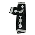 thumbnail image 1 of Wrapables® Adorable Designs Baby Leg Warmers O/S Gray Argyle, 1 of 2