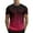 Hot Pink, variant on Hawaiian Shirt for Men Big and Tall,T-Shirt for Men - Men’s Gradient Short Sleeve T Shirts Summer Casual Street Fashion Tees Slim Fit Crewneck Tops