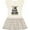 Natural with Stripes, variant on Inktastic I Am Black History Month Girls Toddler Dress