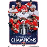 NHL Florida Panthers - 2024 Stanley Cup Champions Wall Poster, 14.725" x 22.375"
