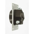 thumbnail image 2 of Leviton R20-05206-S10 Electrical Receptacle, 3 -Pole, 125/250 V, 50 A, NEMA: NEMA 10-50R, Black, 2 of 4