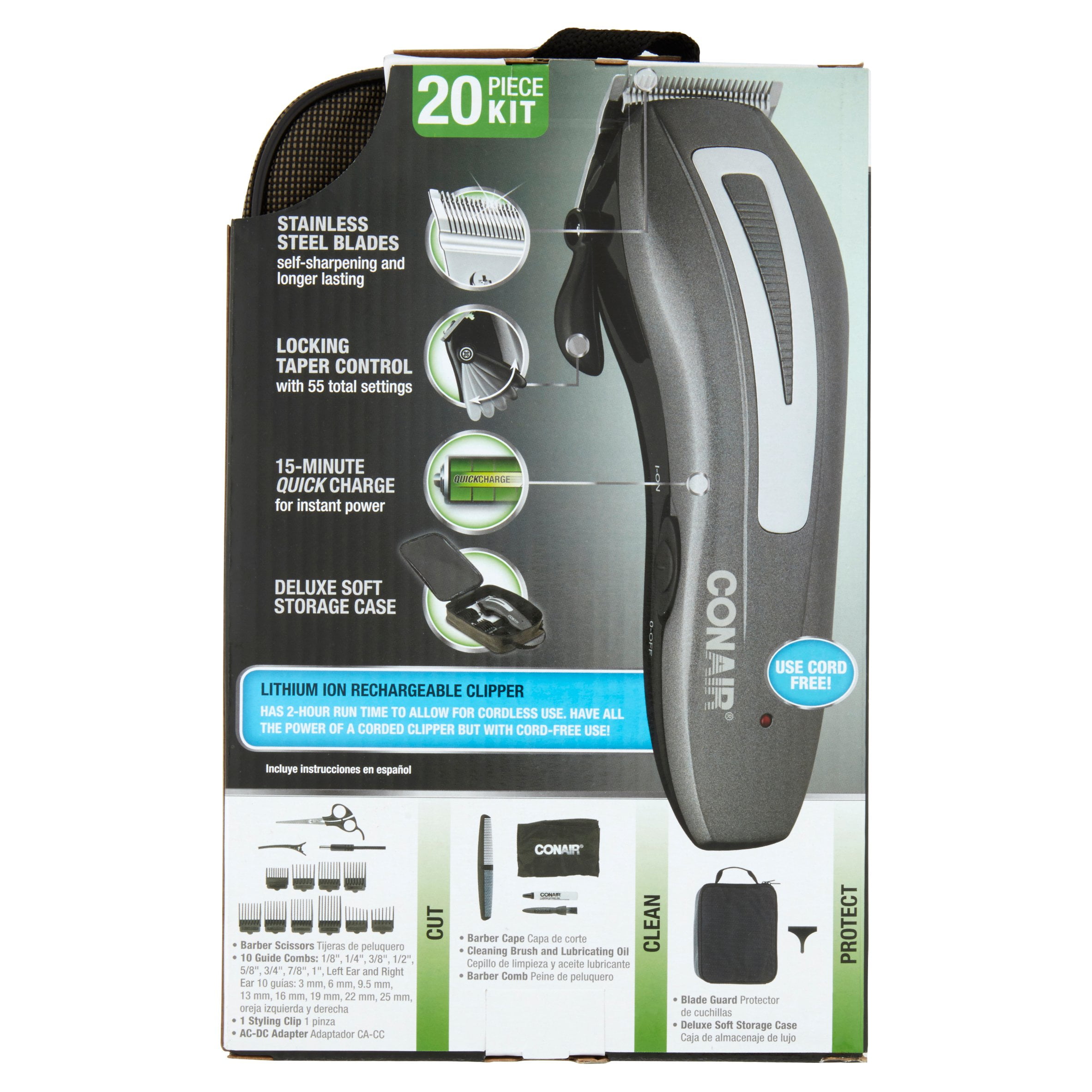 Conair lithium ion clearance haircut kit