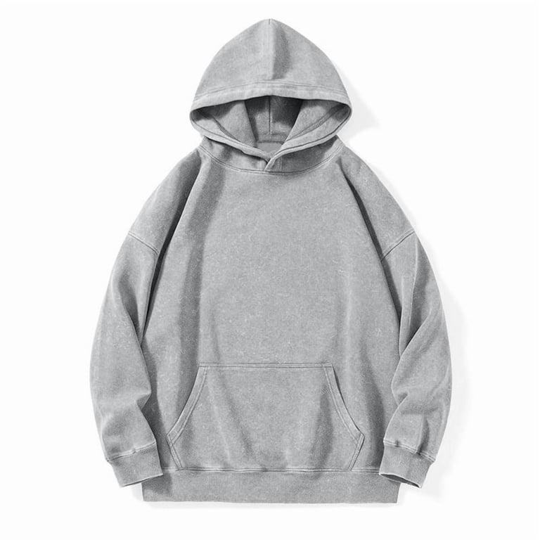 TOPTIE Mens Oversized Hoodie Acid Wash Heavyweight Sweatshirt