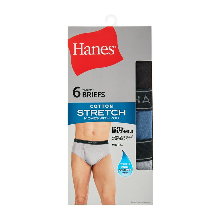 Hanes Ultimate Dyed Tank (Black/Grey) Intimo (Pacco Da 6) Uomo