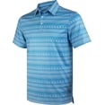 thumbnail image 1 of Chemises de Golf pour Hommes à Manches Courtes, Évacuation de l'Humidité, Ajustement Sec, Motifs Imprimés, Col à Revers, Performance Polo Chemises de Golf pour Hommes, 1 of 6