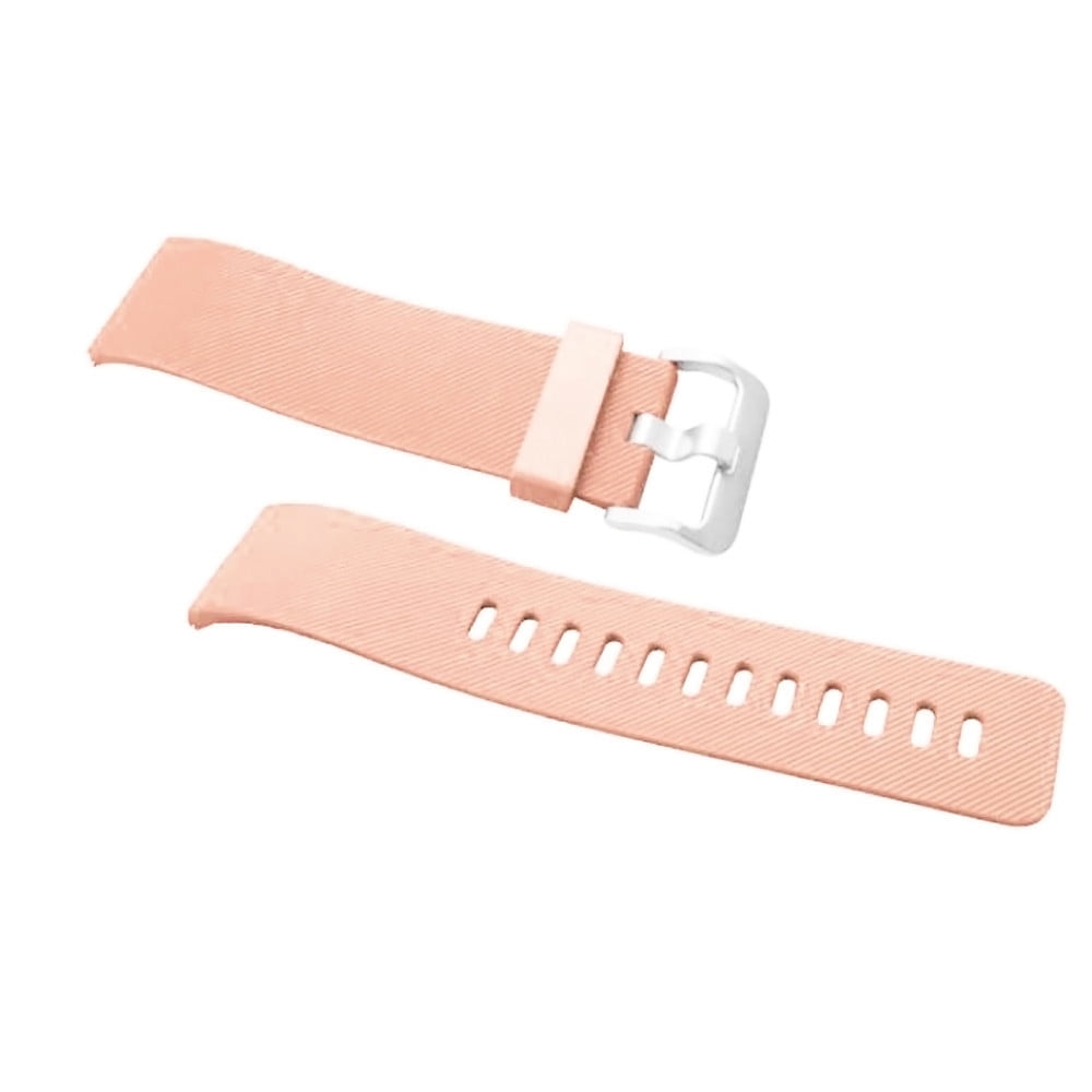 Agiferg Soft Silicone Watch Band Wrist Strap Metal Frame For Fitbit Blaze Watch Pk Pink