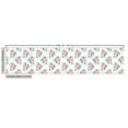 thumbnail image 3 of Ambesonne Floral Fabric by the Yard Upholstery, Polka Dots Flowers Romantic, 10 Yards, Soft Pink and Pale Seafoam, 3 of 5
