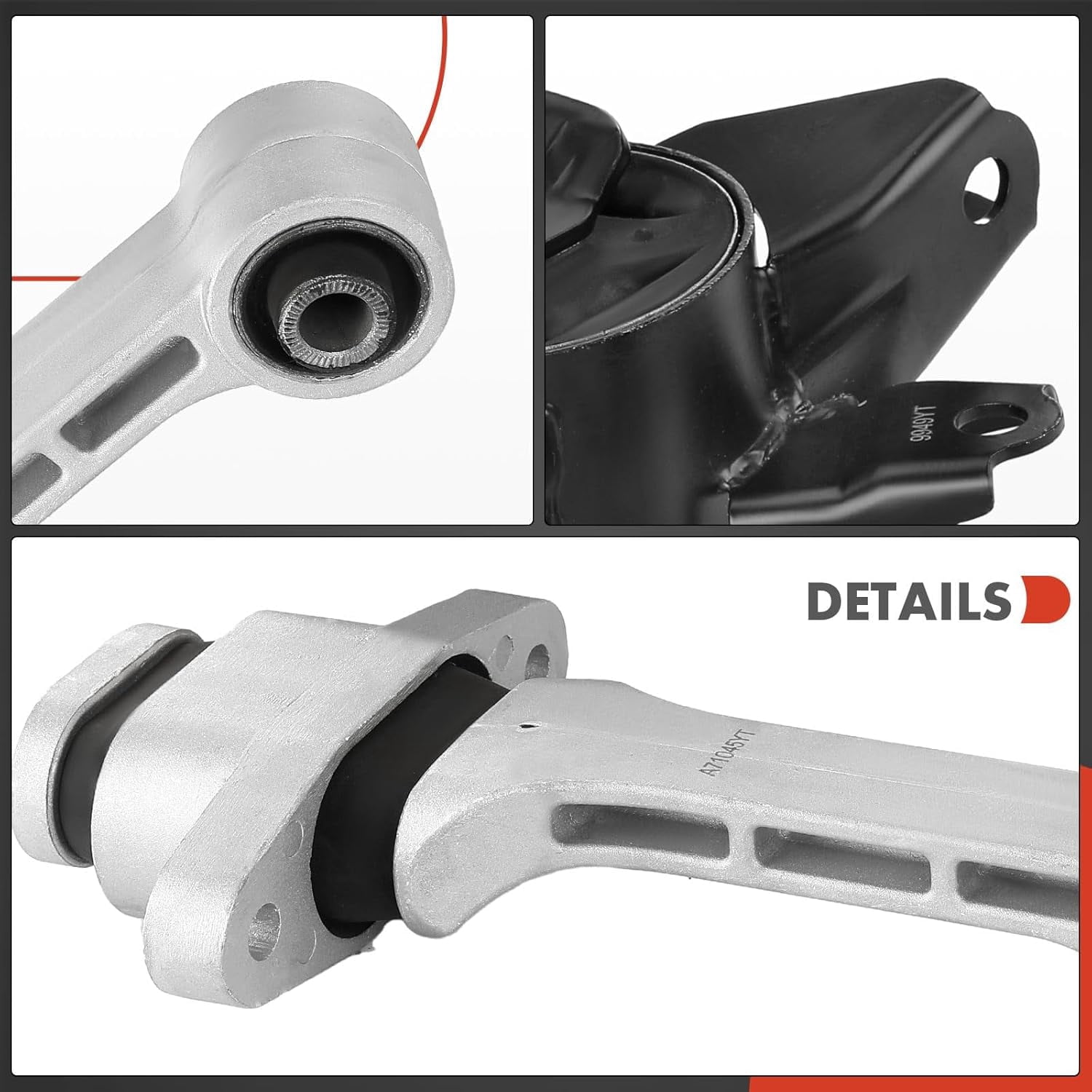 A-Premium 3PCS Engine Motor Mount and Transmission Mount and Torque Strut Mount Kit Compatible with Kia Sorento 2014-2015 & Hyundai Santa Fe Sport 2013-2018, 2.4L 3.3L, AWD, Automatic Transmission