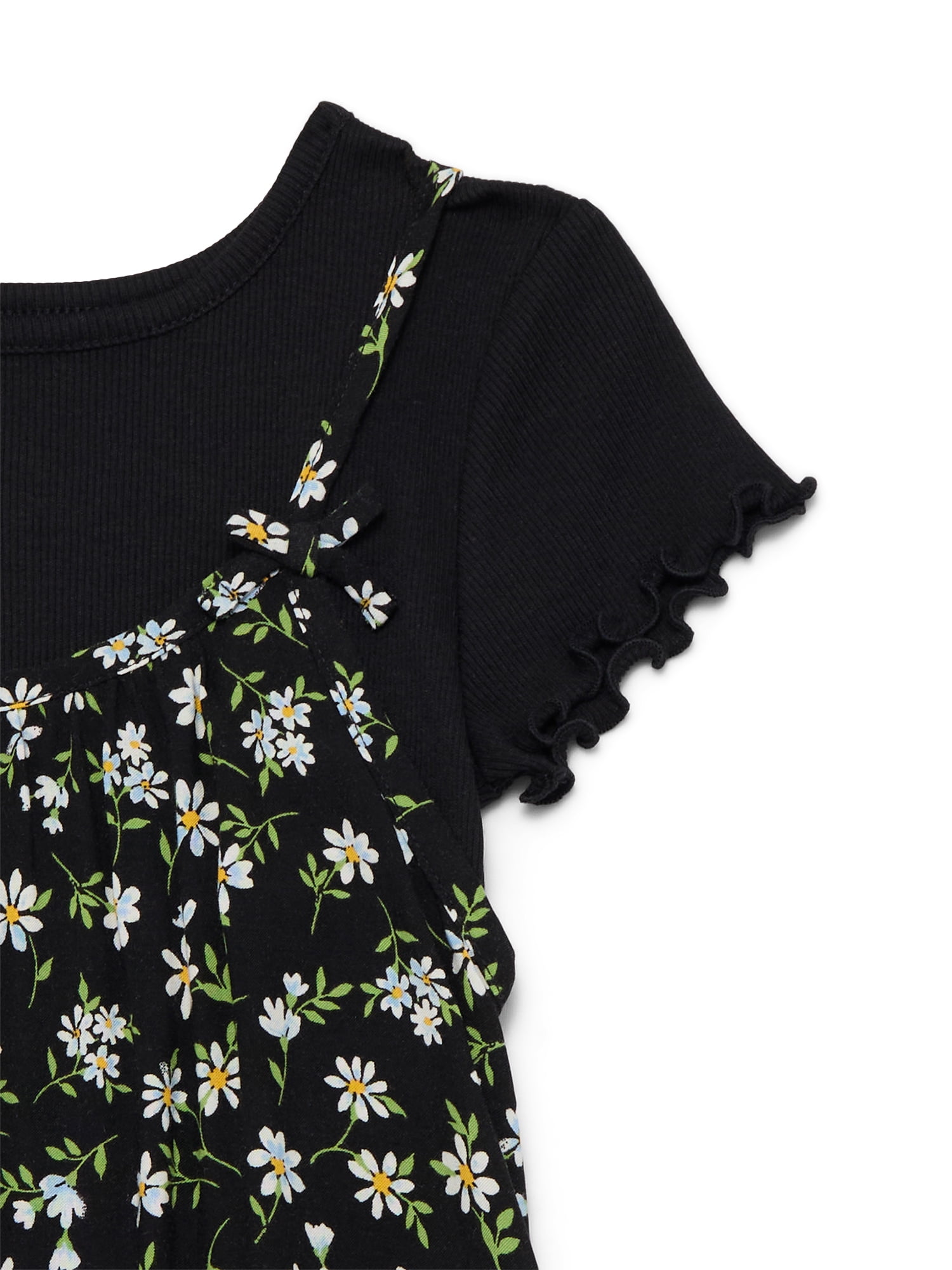 Wonder Nation Girls Cami Dress and Short Sleeve Tee, Sizes 4-18 & Plus