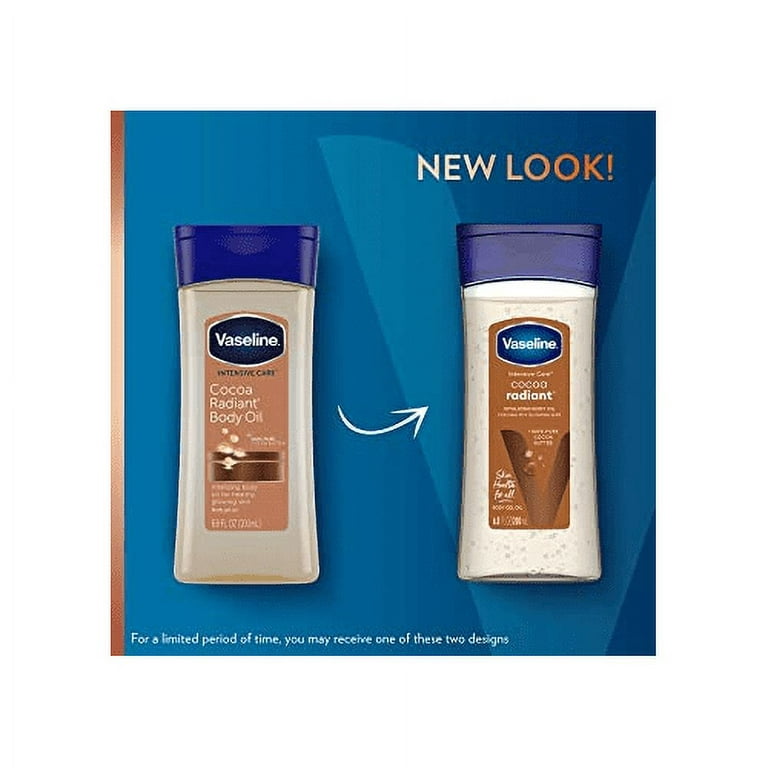 Vaseline Intensive Care Radiant Body Gel Oil Pure Cocoa Butter