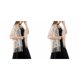 thumbnail image 1 of Guardurnaity Mantón de tela para mujer, portátil, reutilizable, lavable, encaje decorativo, transpirable, elegante, para oficina, baile, niñas, Beige 2piezas, 1 of 6
