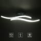 thumbnail image 2 of Lámpara De Techo Led Wave Lámpara De Techo Con Forma Bifurcada Luces Colgantes Led Minimalistas Modernas 14W 2 Tiras Led seitruly HA026183-02, 2 of 5