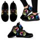 thumbnail image 1 of Zapatillas de deporte ligeras con plataforma y cordones, diseño de grafiti artístico genial, con estampado de calaveras, suela suave negra, informales, 1 of 6
