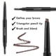 thumbnail image 3 of Lavone Kit de lápiz de sello de cejas para maquillaje de cejas Kit de trío de sello de cejas con lápiz de cejas impermeable Delineador de ojos Pomada de cejas y cepillo de cejas de doble punta - Negro, 3 of 7
