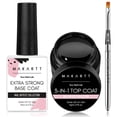 thumbnail image 1 of Set de capa superior y base en gel Makartt, 15 ml, gel base, 8 ml, capa superior, 1 of 9