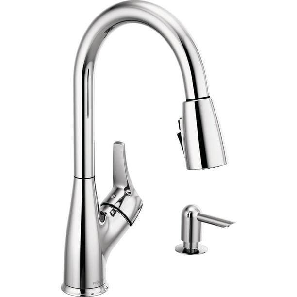 Peerless Apex Single Handle Pull Down Sprayer Kitchen Faucet With
